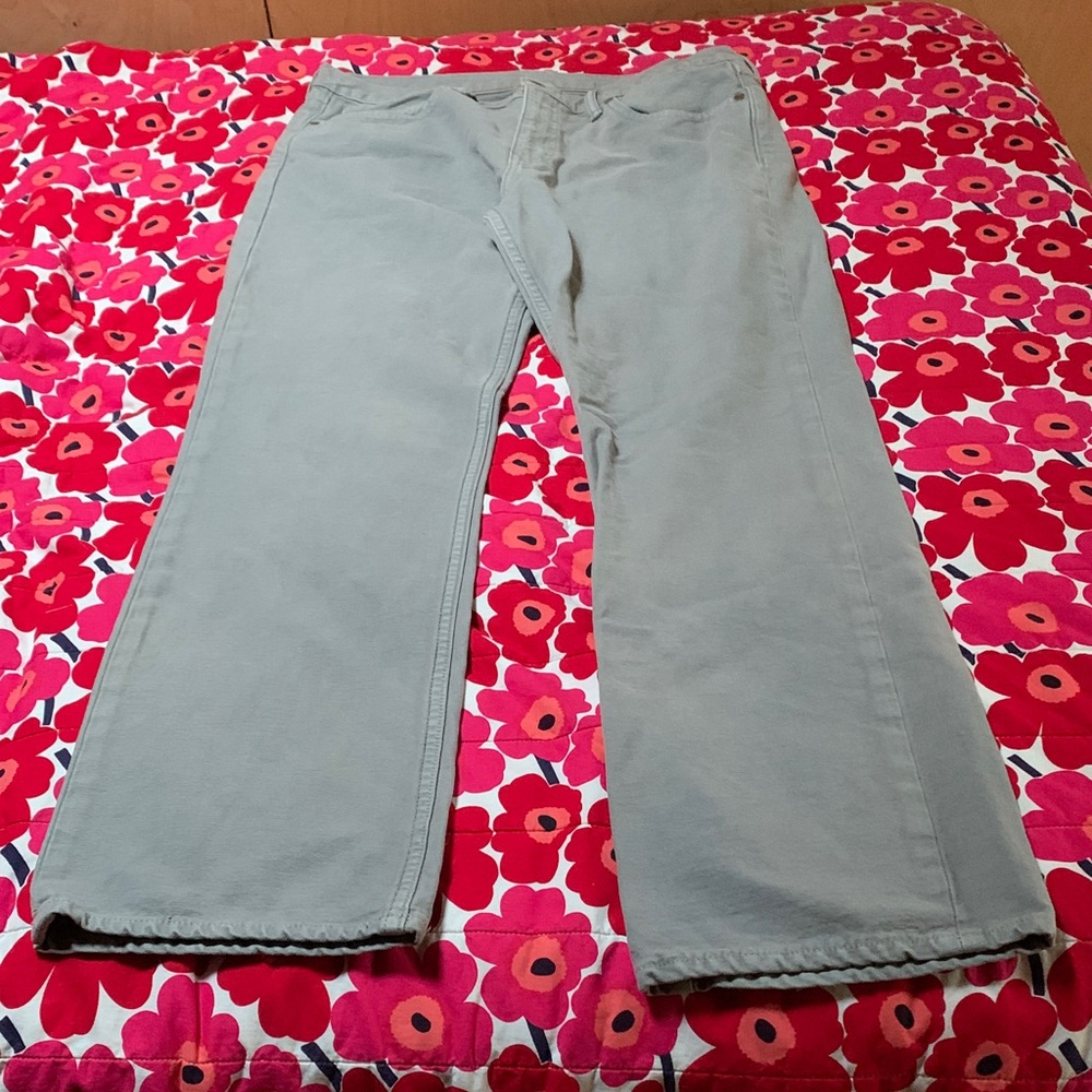 Banana Republic Mens Grey 34x32 straight jeans
